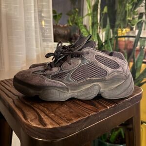 Adidas Yeezy 500 Enflame High Top Sneakers Black/Grey Mens Size 5 Womens 7